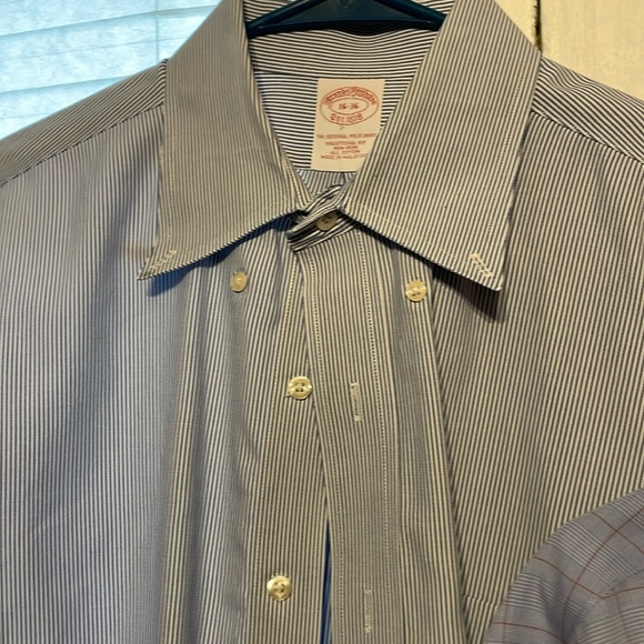 3 newly dry cleaned brooks brother button down dress shirts all fitted 16-36 - Picture 3 of 8
